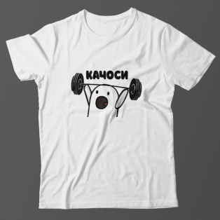 Прикольная футболка с принтом "Качоси"